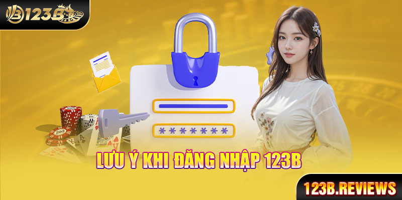 Lưu ý khi đăng nhập 123b