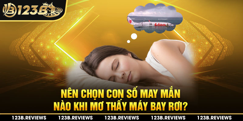 Con số may mắn khi mơ thấy máy bay rơi